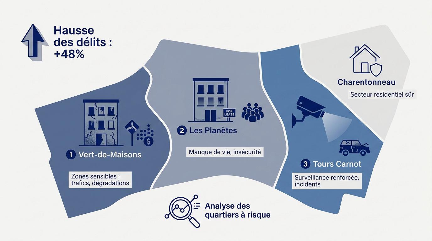 Analyse des zones sensibles et quartiers à éviter à Maisons-Alfort