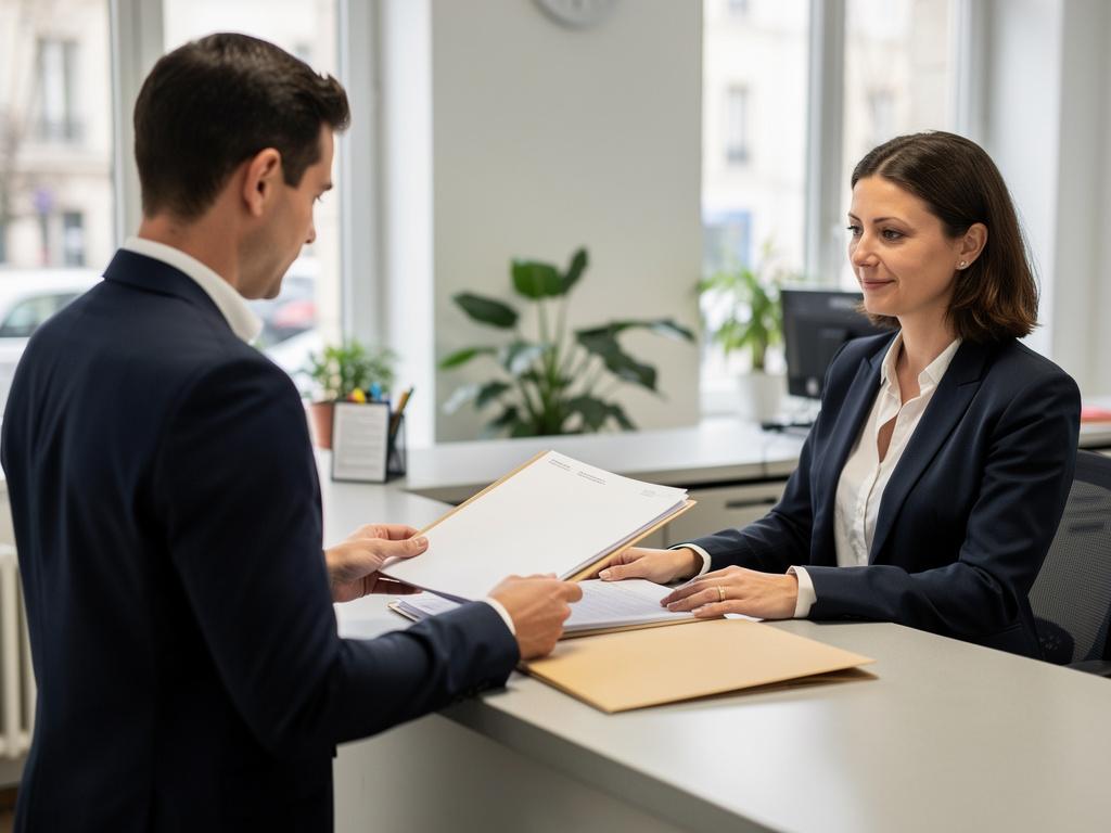 Dépôt de dossier en mairie pour déclaration préalable