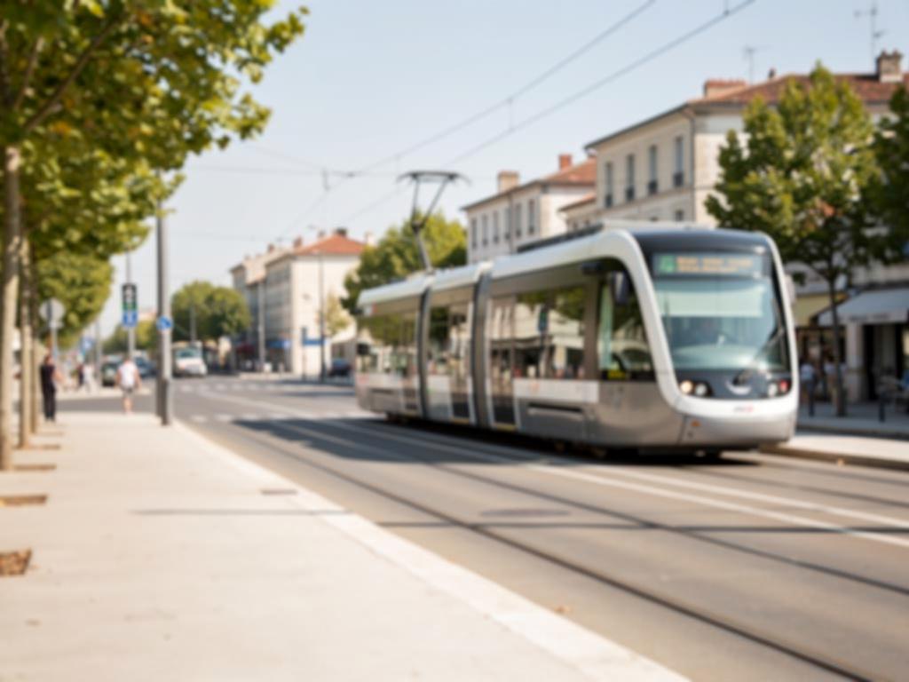 Tramway ligne B à Pessac