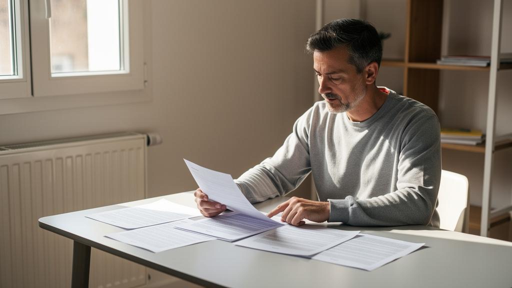 Locataire consultant les documents de son bail HLM