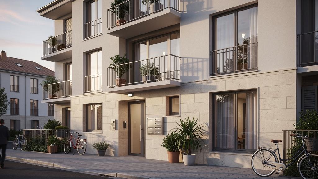 Immeuble locatif détenu par une SCI familiale